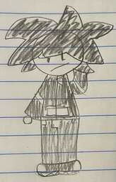 kiki in a notebook